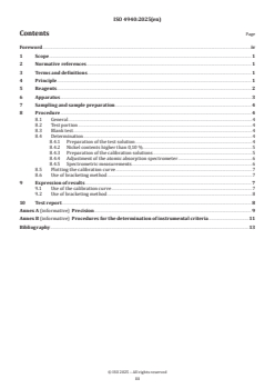 ISO 4940:2025 ISO 4940:2025 - Steel and cast iron — Determination of nickel content — Flame atomic absorption spectrometric method
Released:25. 07. 2025 - Page 3 preview