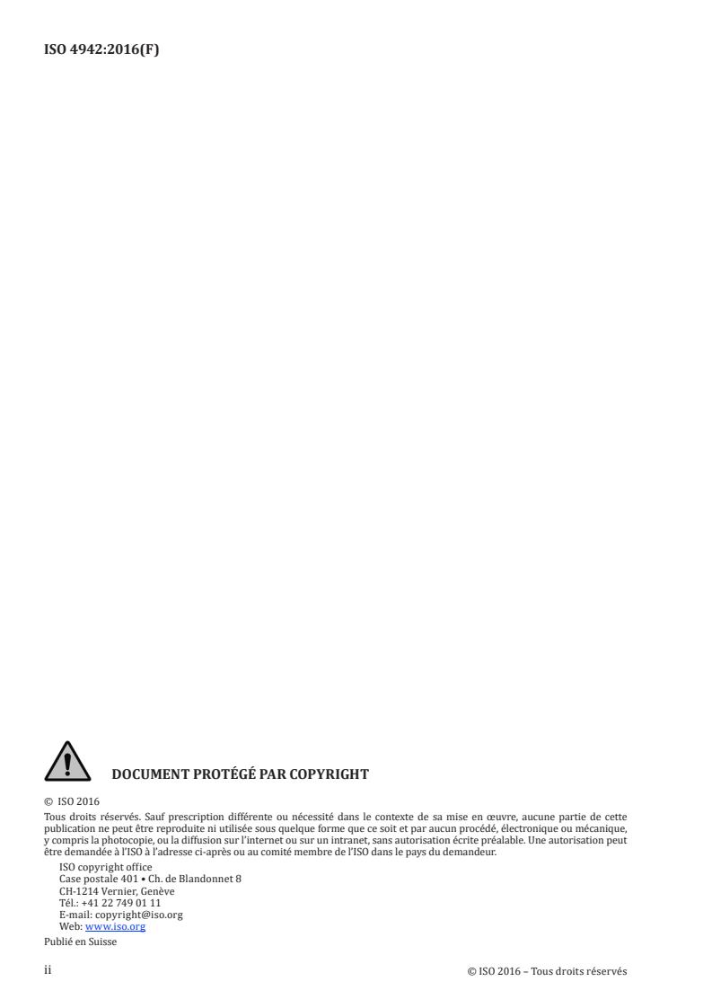 ISO 4942:2016 - Aciers et fontes — Détermination de la teneur en vanadium — Méthode spectrophotométrique au N-BPHA
Released:21. 05. 2025