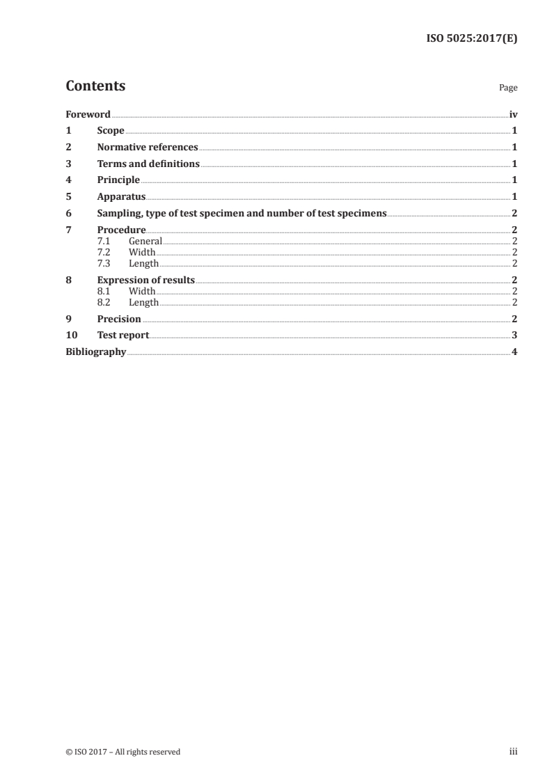 ISO 5025:2017 ISO 5025:2017 - Reinforcement products — Woven fabrics — Determination of width and length/30/2017 - Page 3 preview