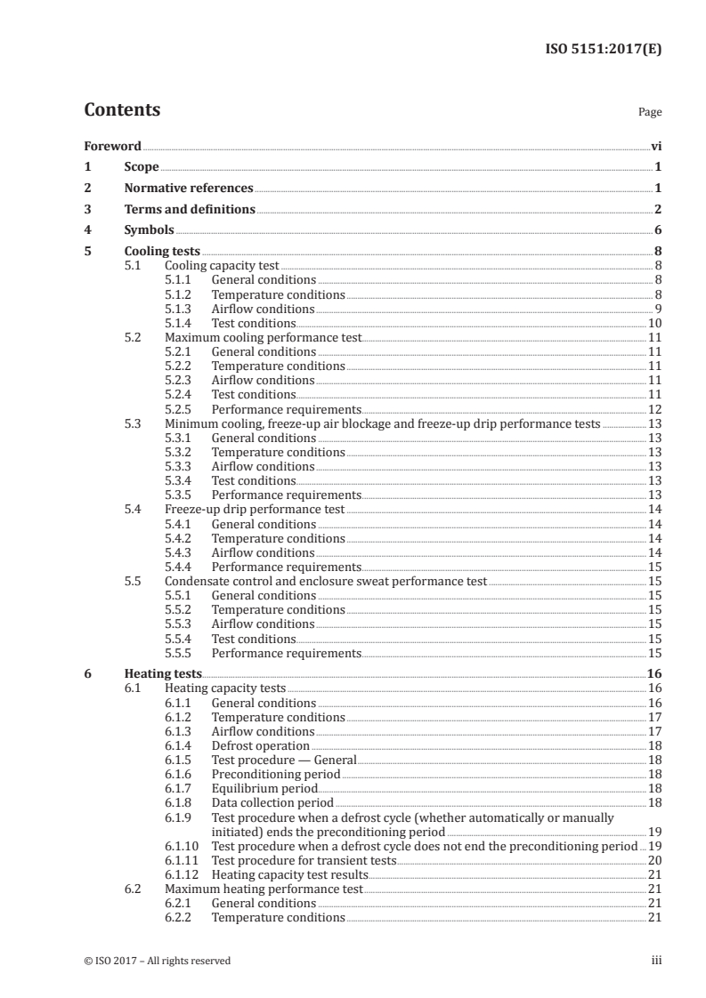 ISO 5151:2017 ISO 5151:2017 - Non-ducted air conditioners and heat pumps — Testing and rating for performance/21/2017 - Page 3 preview