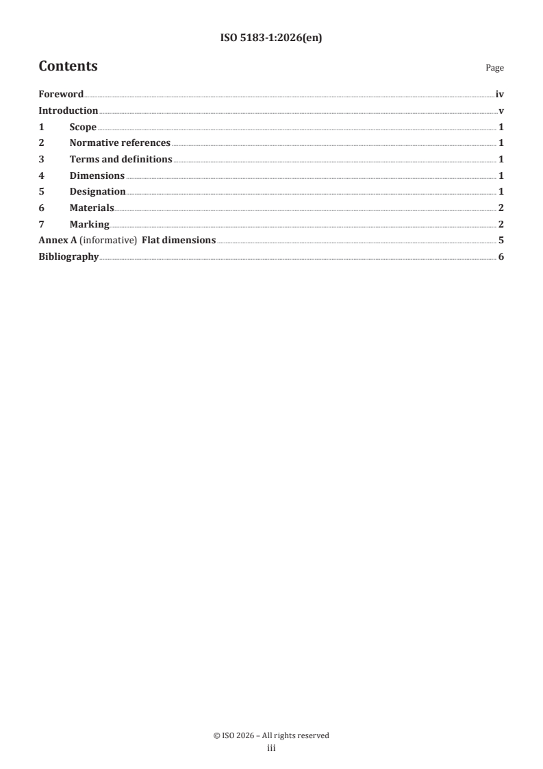 ISO 5183-1:2026 ISO 5183-1:2026 - Resistance welding equipment — Electrode adaptors, male taper 1:10 — Part 1: Conical fixing, taper 1:10 - Page 3 preview
