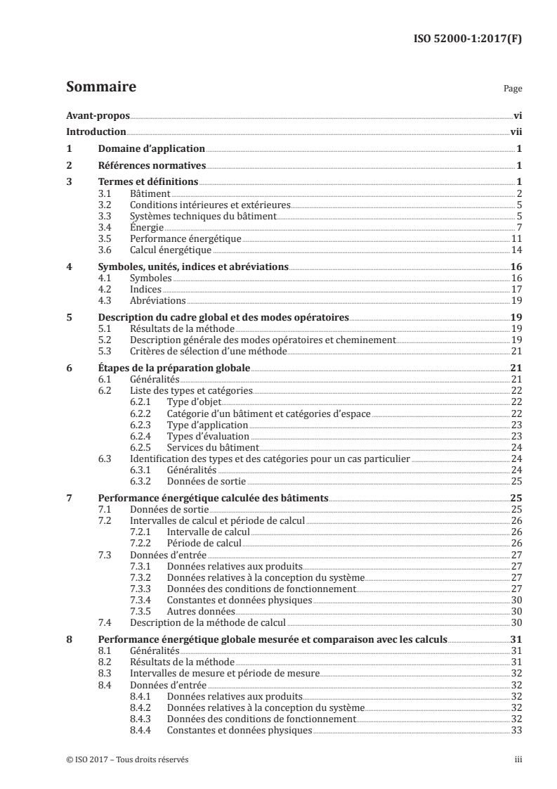 ISO 52000-1:2017 ISO 52000-1:2017 - Performance énergétique des bâtiments — Évaluation cadre PEB — Partie 1: Cadre général et modes opératoires/29/2017 - Page 3 preview