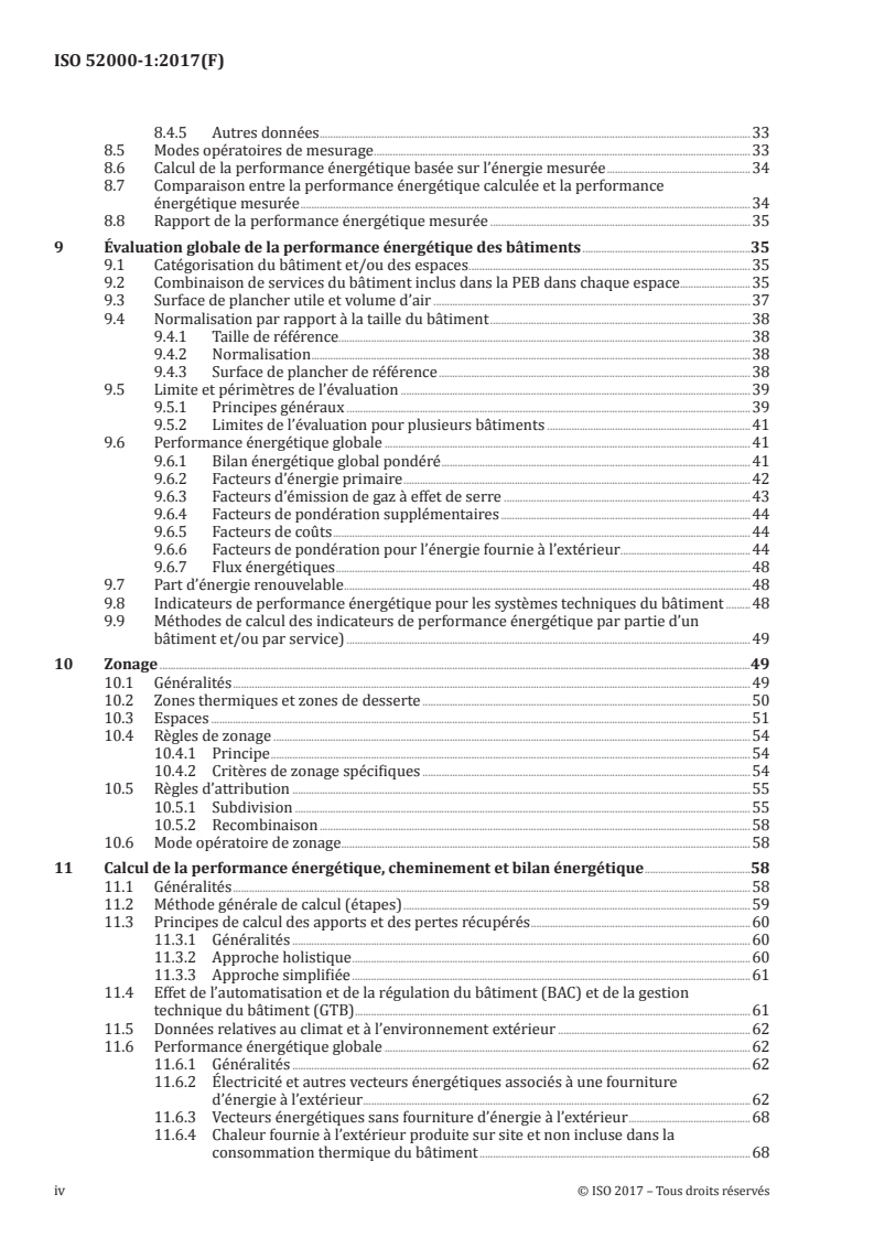 ISO 52000-1:2017 ISO 52000-1:2017 - Performance énergétique des bâtiments — Évaluation cadre PEB — Partie 1: Cadre général et modes opératoires/29/2017 - Page 4 preview
