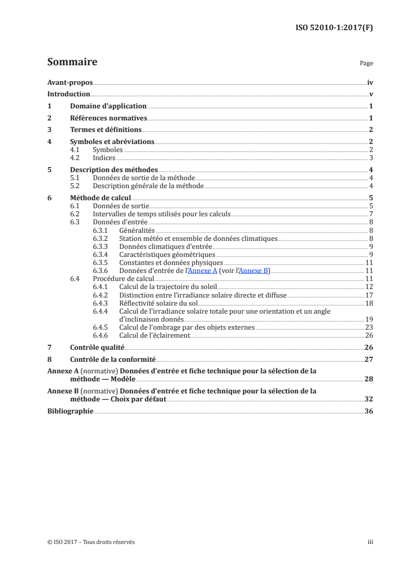 ISO 52010-1:2017 ISO 52010-1:2017 - Performance énergétique des bâtiments — Conditions climatiques extérieures — Partie 1: Conversion des données climatiques pour les calculs énergétiques/29/2017 - Page 3 preview