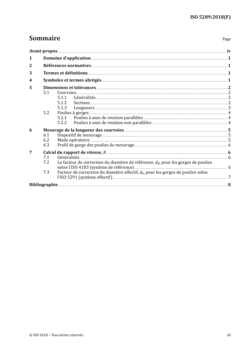 ISO 5289:2018 ISO 5289:2018 - Machines agricoles — Courroies hexagonales sans fin et profils de gorges des poulies correspondantes/23/2018 - Page 3 preview