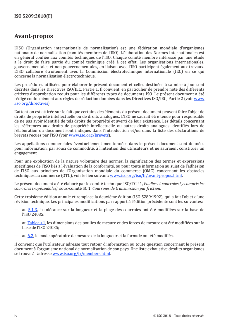 ISO 5289:2018 ISO 5289:2018 - Machines agricoles — Courroies hexagonales sans fin et profils de gorges des poulies correspondantes/23/2018 - Page 4 preview