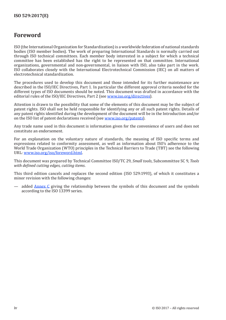 ISO 529:2017 ISO 529:2017 - Short machine taps and hand taps/6/2017 - Page 4 preview