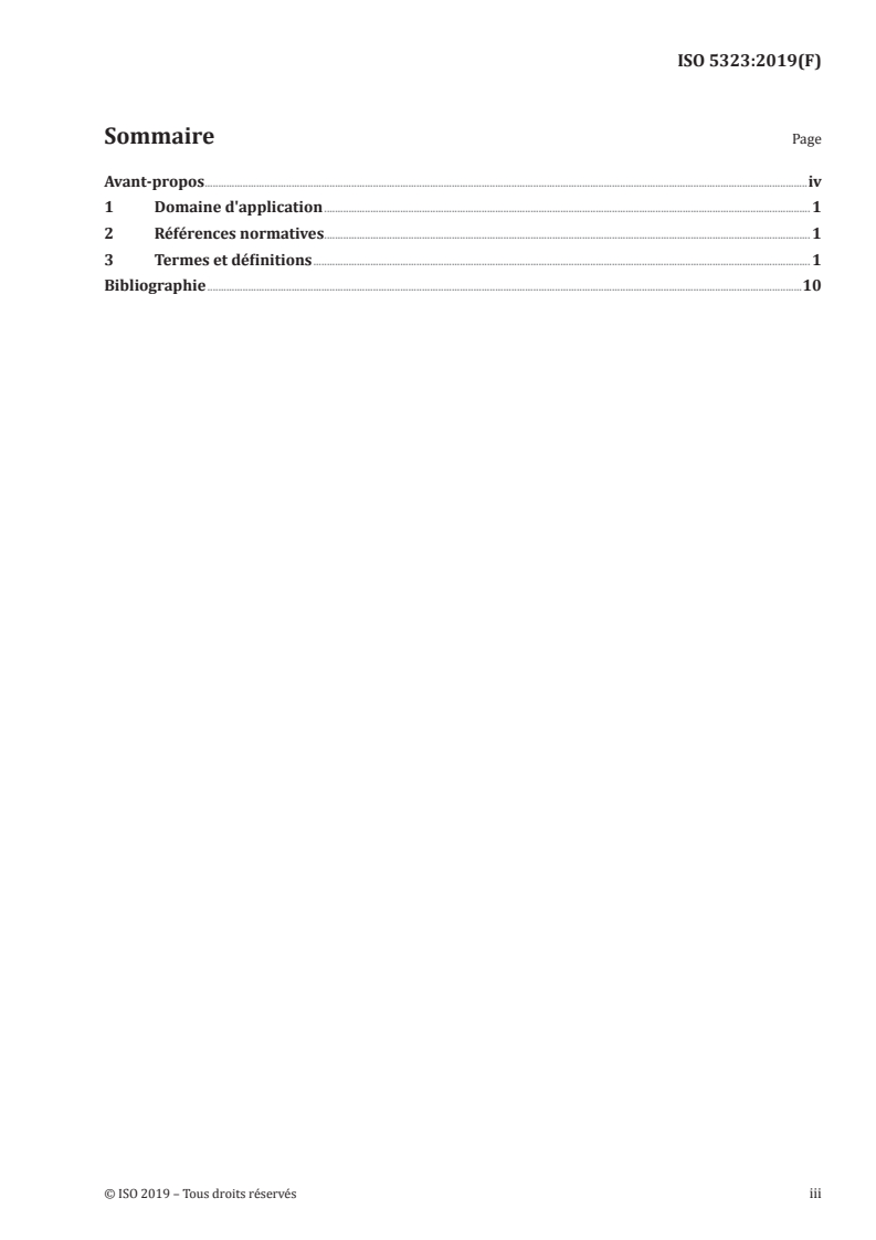 ISO 5323:2019 ISO 5323:2019 - Planchers en bois et parquets — Vocabulaire/22/2019 - Page 3 preview