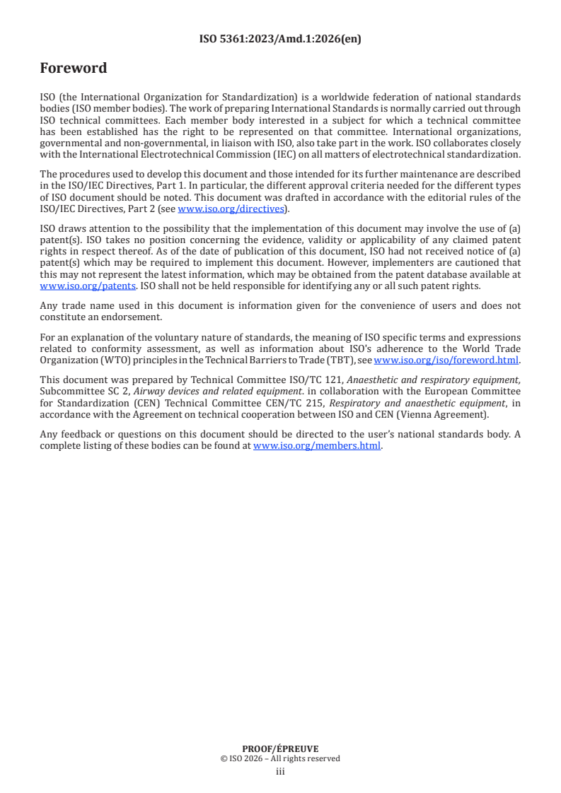 ISO 5361:2023/Amd 1 ISO 5361:2023/PRF Amd 1 - Anaesthetic and respiratory equipment — Tracheal tubes and connectors — Amendment 1: Reinstatement of third edition S1 dimensions - Page 3 preview