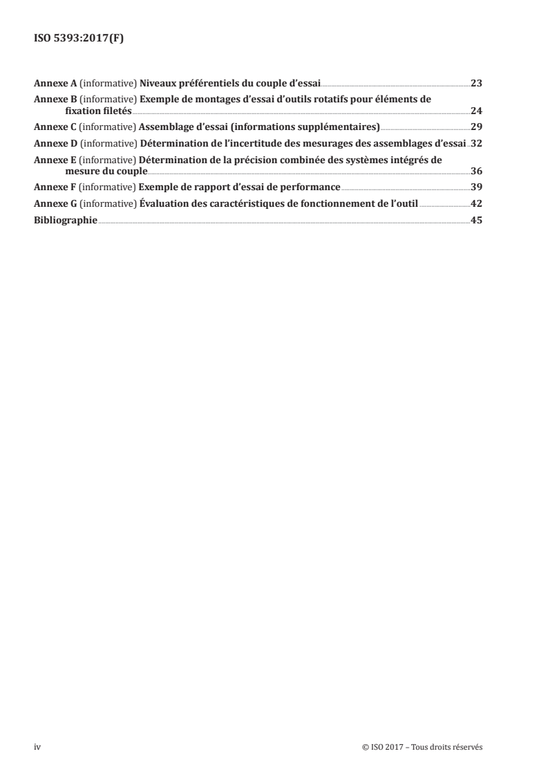 ISO 5393:2017 ISO 5393:2017 - Outils rotatifs pour éléments de fixation filetés — Méthode d'essai des caractéristiques de fonctionnement/6/2017 - Page 4 preview