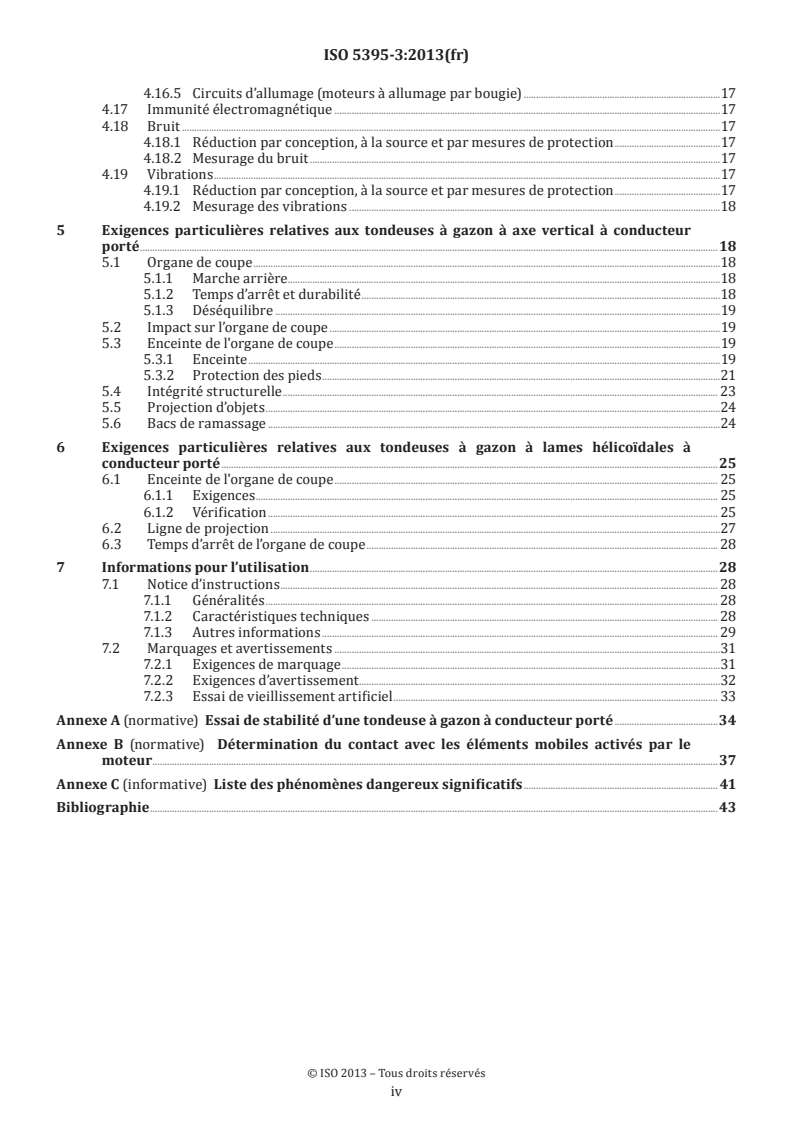 ISO 5395-3:2013 ISO 5395-3:2013 - Matériel de jardinage — Exigences de sécurité pour les tondeuses à gazon à moteur à combustion interne — Partie 3: Tondeuses à gazon à conducteur assis - Page 4 preview