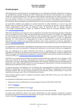 ISO 5403-1:2025 - Cuir — Détermination de l'imperméabilité à l'eau des cuirs souples — Partie 1: Compression linéaire répétée (pénétromètre)
Released:7. 11. 2025 - Page 4 preview