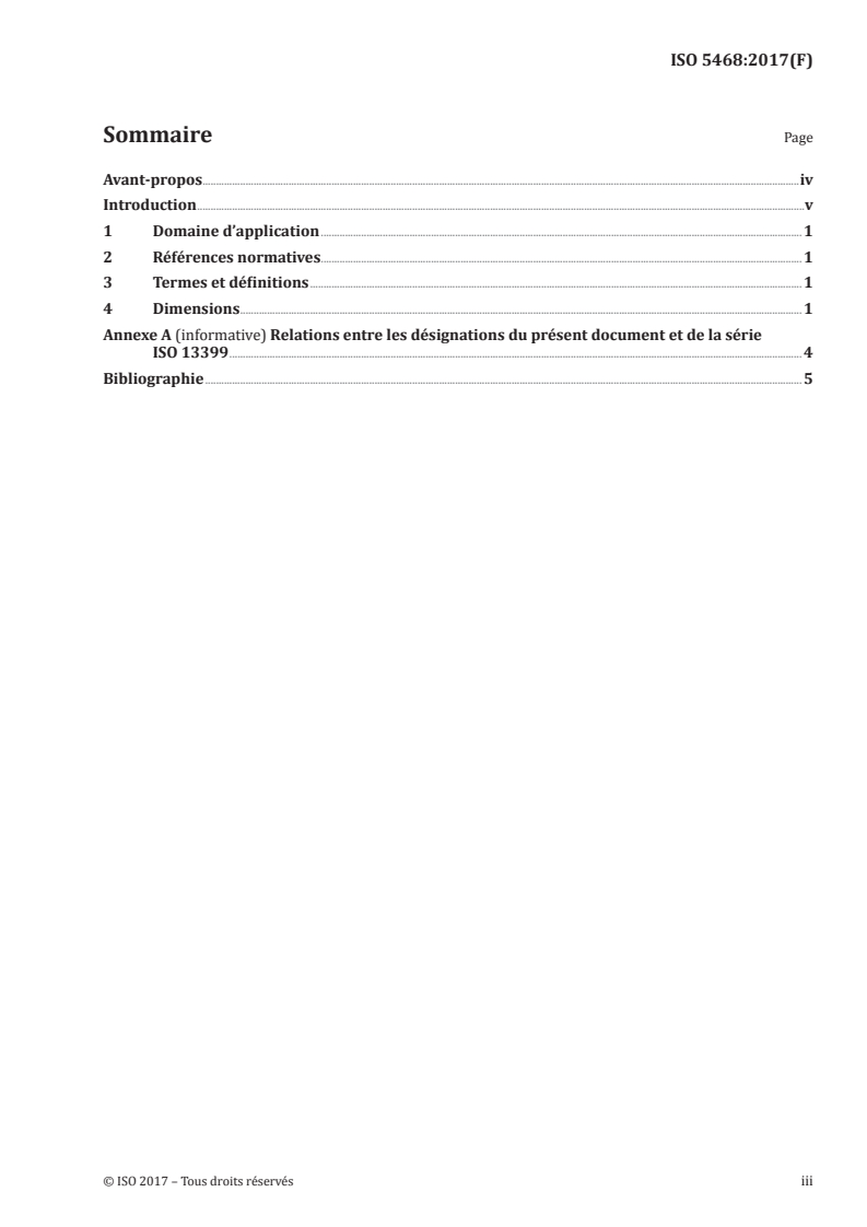 ISO 5468:2017 ISO 5468:2017 - Forets pour bâtiment, à rotation et percussion, à plaquettes en métal-dur (carbures métalliques) — Dimensions/24/2017 - Page 3 preview