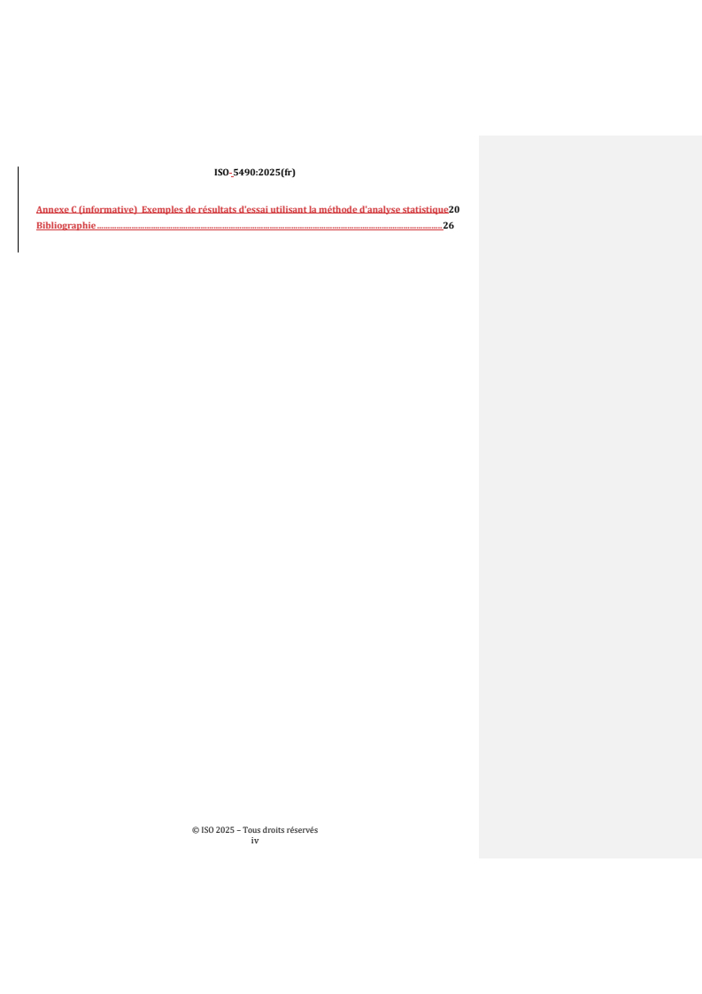 ISO 5490:2025 REDLINE ISO 5490:2025 - Acier — Cotation et classification des inclusions non métalliques à l'aide du microscope électronique à balayage - Page 4 preview