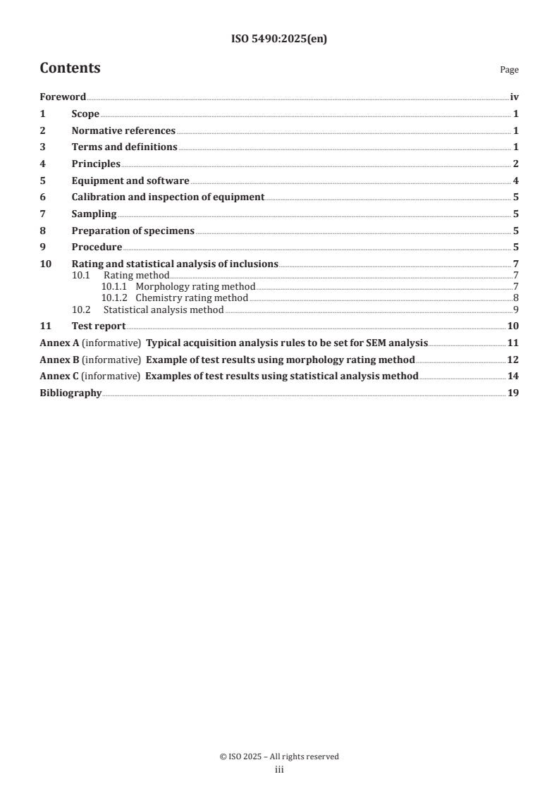 ISO 5490:2025 ISO 5490:2025 - Steel — Rating and classifying nonmetallic inclusions using the scanning electron microscope
Released:9/26/2025 - Page 3 preview