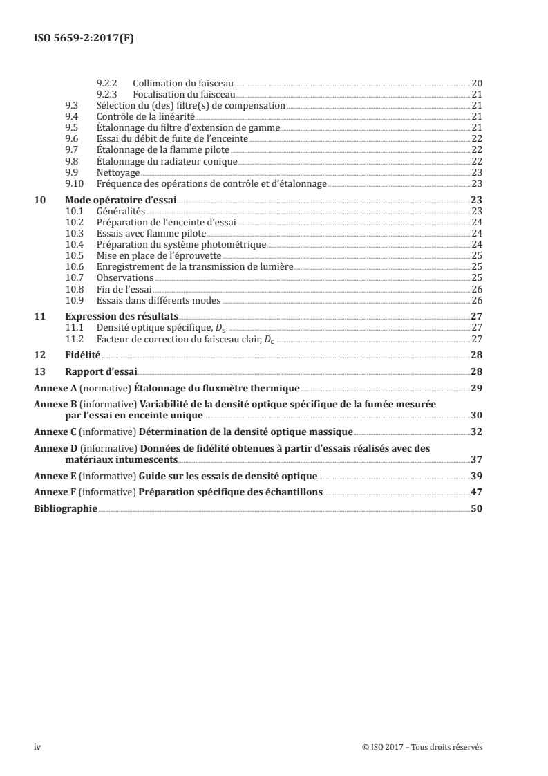 ISO 5659-2:2017 ISO 5659-2:2017 - Plastiques — Production de fumée — Partie 2: Détermination de la densité optique par un essai en enceinte unique/23/2017 - Page 4 preview