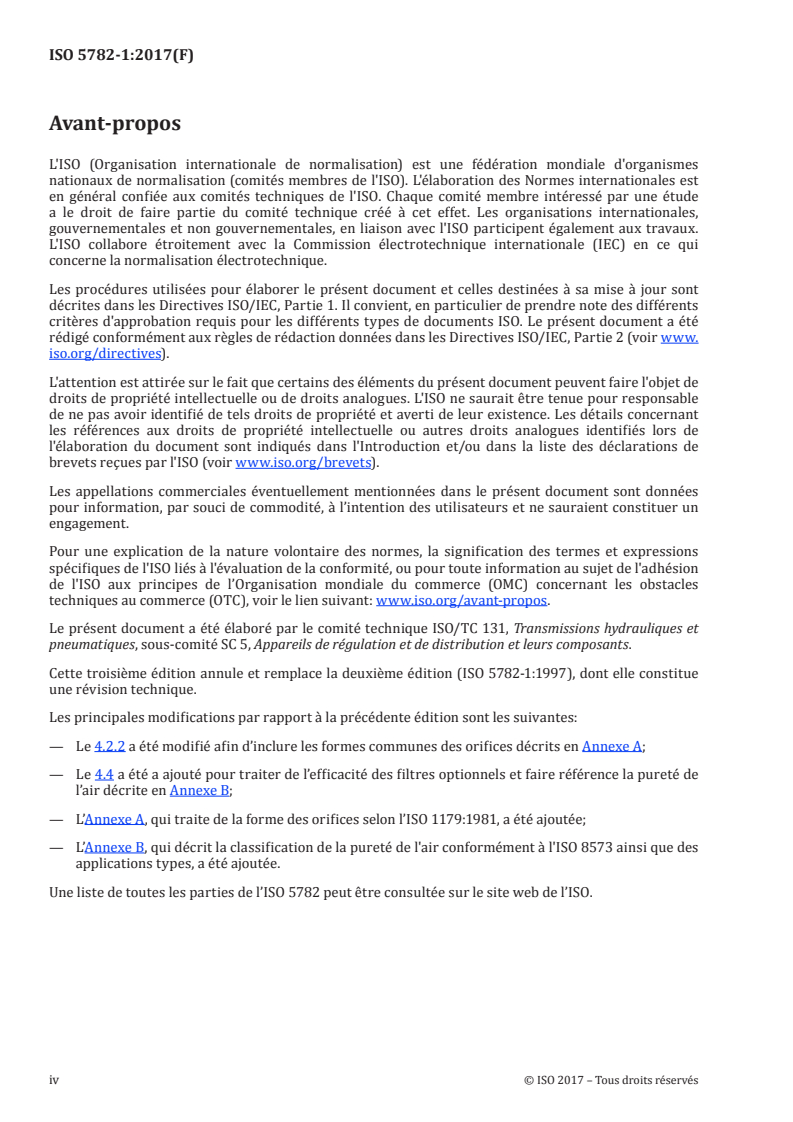 SIST ISO 5782-1:2023 ISO 5782-1:2017 - Transmissions pneumatiques — Filtres pour air comprimé — Partie 1: Principales caractéristiques à inclure dans la documentation des fournisseurs et exigences de marquage du produit/2/2017 - Page 4 preview