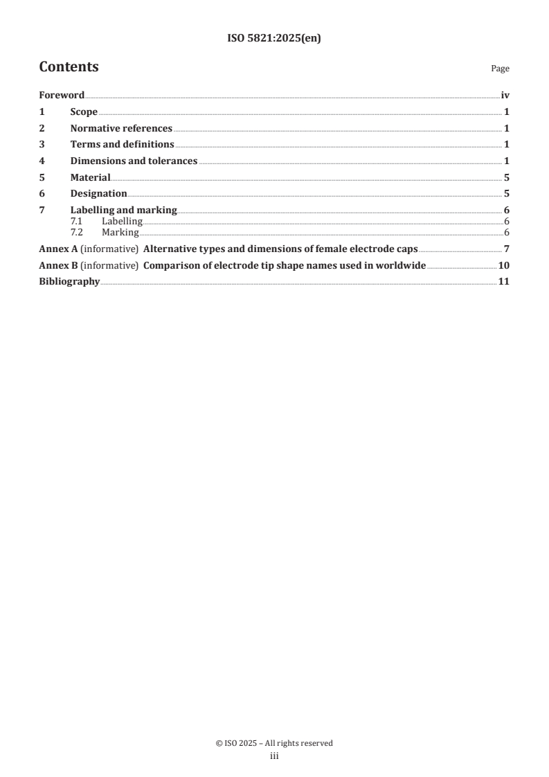 ISO 5821:2025 ISO 5821:2025 - Resistance welding — Spot welding electrodes — Female electrode caps
Released:12. 06. 2025 - Page 3 preview