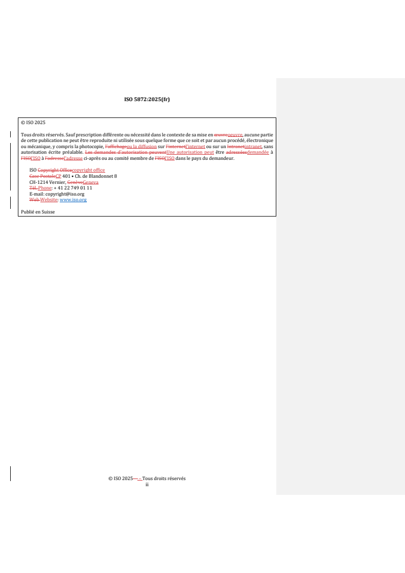 ISO 5872:2025 REDLINE ISO 5872:2025 - Industries du pétrole et du gaz, y compris les énergies à faible teneur en carbone — Systèmes de transport par conduites — Vocabulaire
Released:10/2/2025