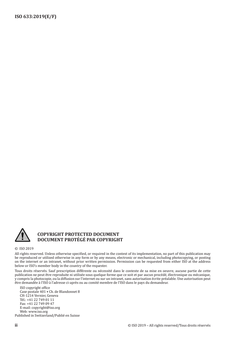 ISO 633:2019 ISO 633:2019 - Cork — Vocabulary/7/2019 - Page 2 preview