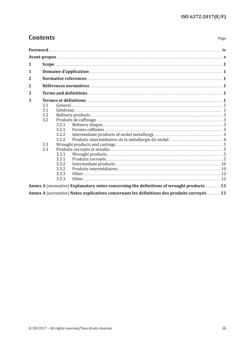 ISO 6372:2017 ISO 6372:2017 - Nickel and nickel alloys — Terms and definitions/10/2017 - Page 3 preview