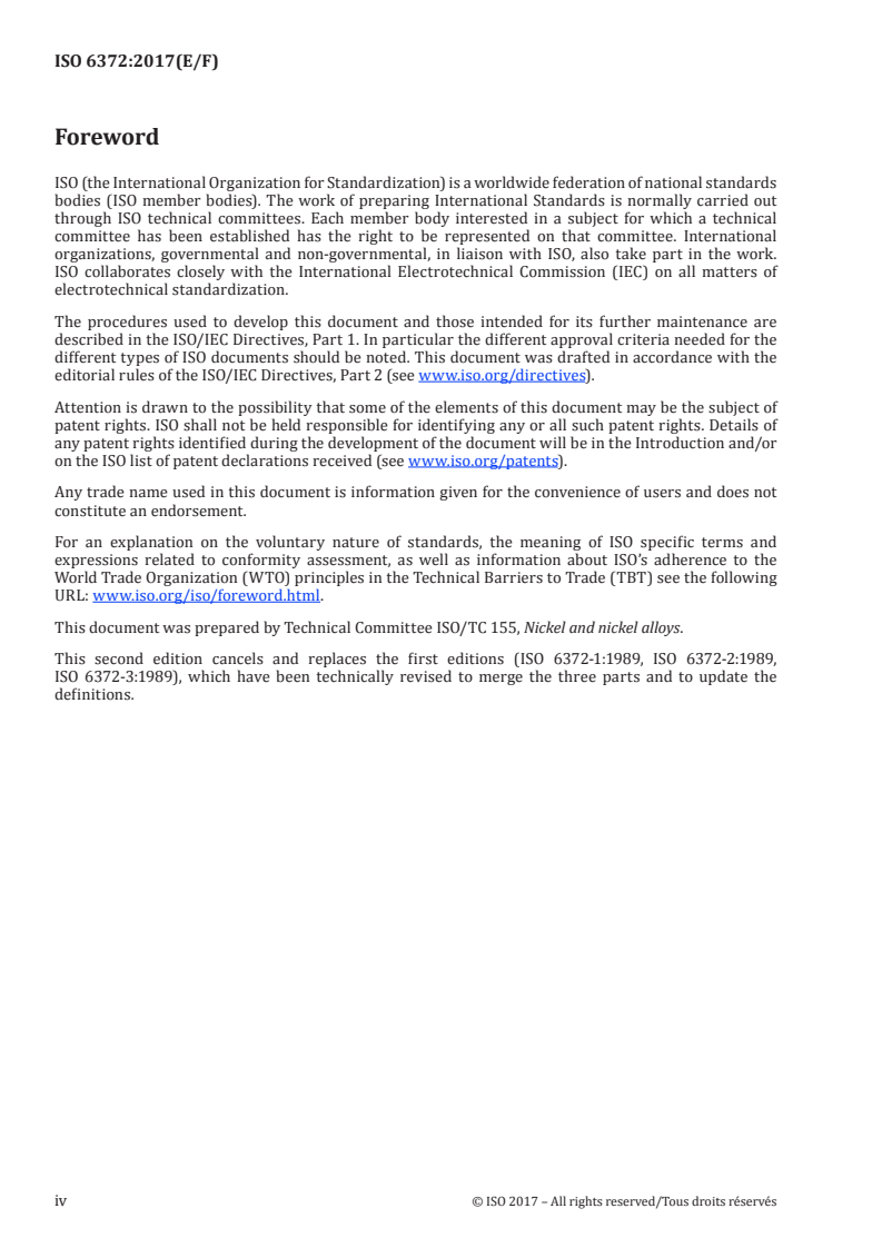 ISO 6372:2017 ISO 6372:2017 - Nickel and nickel alloys — Terms and definitions/10/2017 - Page 4 preview