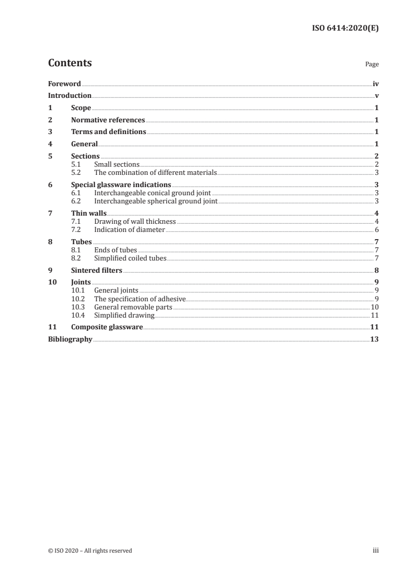 ISO 6414:2020 ISO 6414:2020 - Technical product documentation (TPD) — Technical drawings for glassware/10/2020 - Page 3 preview