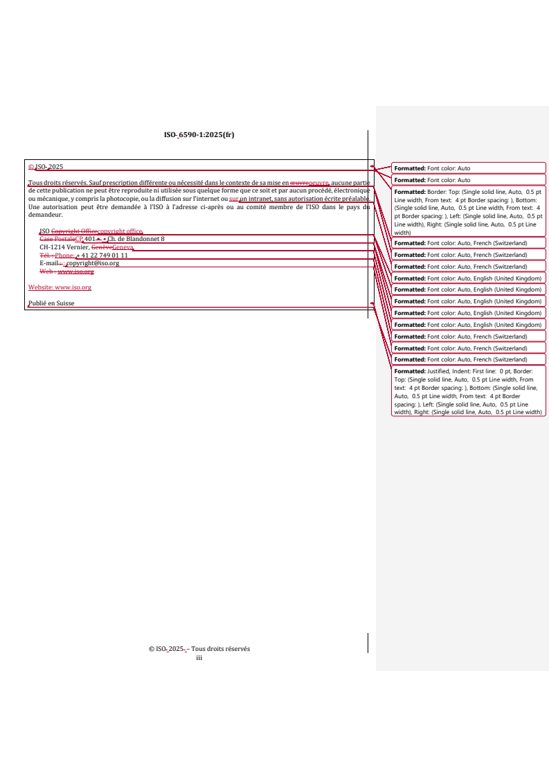ISO 6590-1:2025 REDLINE ISO 6590-1:2025 - Emballages — Vocabulaire — Partie 1: Sacs en papier
Released:11. 06. 2025 - Page 3 preview