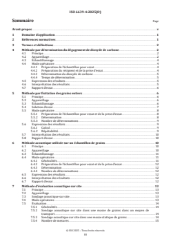 ISO 6639-4:2025 - Céréales et légumineuses — Détermination de l'infestation cachée par les insectes — Partie 4: Méthodes rapides
Released:12. 06. 2025 - Page 3 preview
