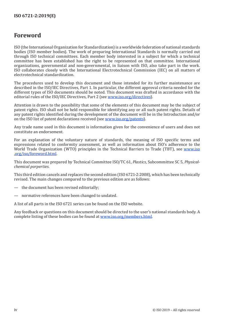 ISO 6721-2:2019 ISO 6721-2:2019 - Plastics — Determination of dynamic mechanical properties — Part 2: Torsion-pendulum method/29/2019 - Page 4 preview