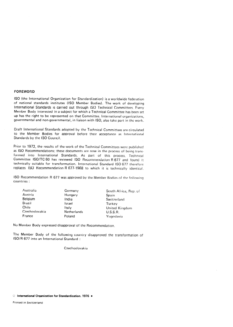 ISO 677:1976 ISO 677:1976 - Straight bevel gears for general engineering and heavy engineering — Basic rack/1/1976 - Page 2 preview
