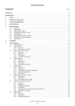 ISO 6876:2025 ISO 6876:2025 - Dentistry — Endodontic sealing materials
Released:5. 11. 2025 - Page 3 preview