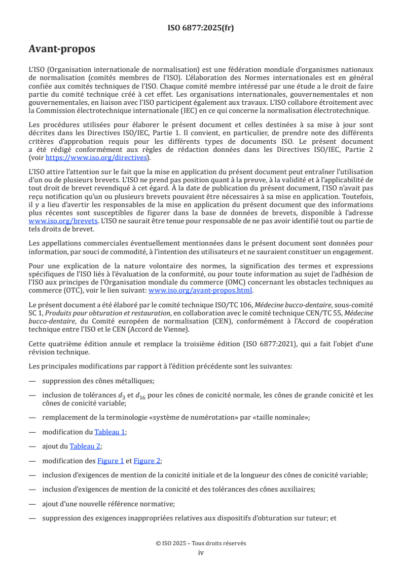 ISO 6877:2025 ISO 6877:2025 - Médecine bucco-dentaire — Matériaux d’obturation endodontique
Released:1. 08. 2025 - Page 4 preview