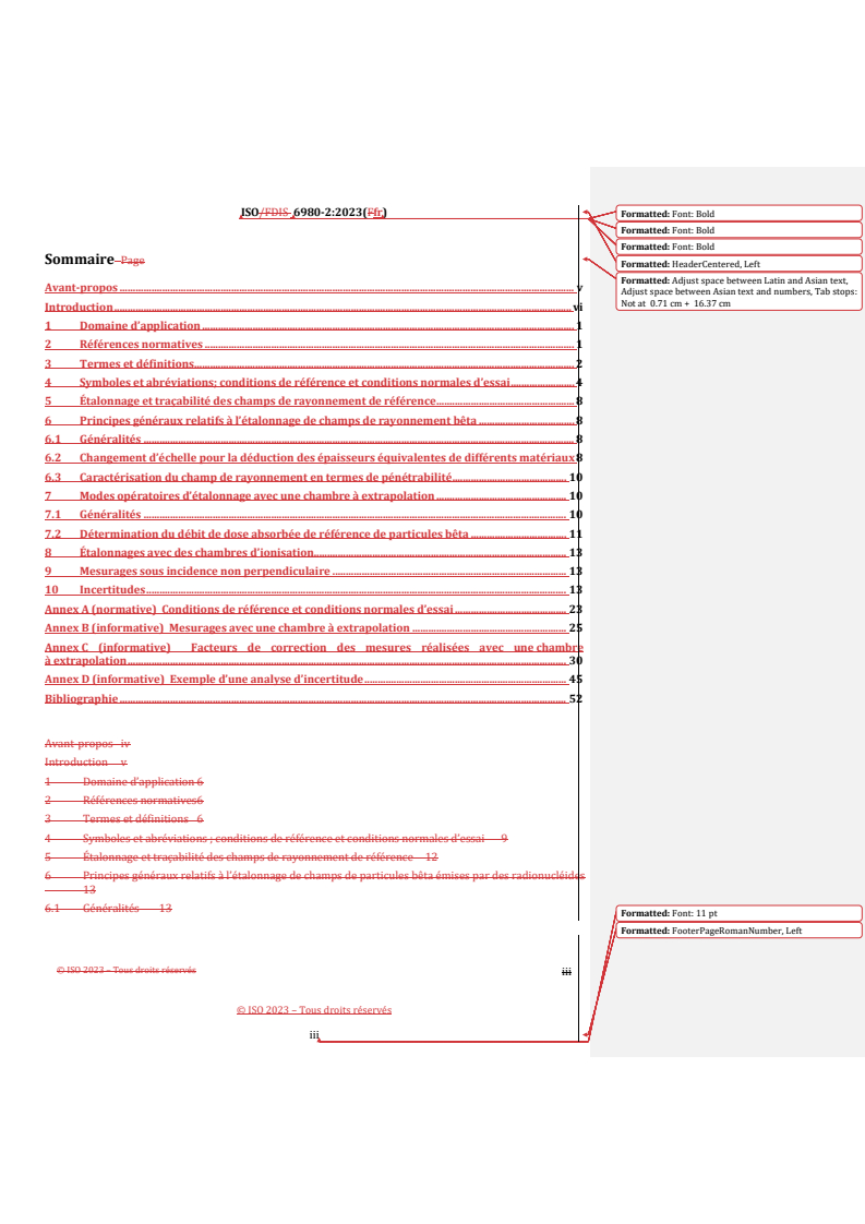 ISO 6980-2:2023 REDLINE ISO 6980-2:2023 - Énergie nucléaire — Rayonnement bêta de référence — Partie 2: Concepts d'étalonnage en relation avec les grandeurs fondamentales caractérisant le champ de rayonnement
Released:3/19/2024 - Page 4 preview