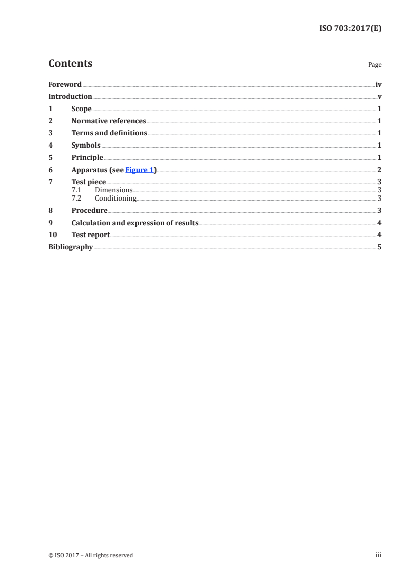 ISO 703:2017 ISO 703:2017 - Conveyor belts — Transverse flexibility (troughability) — Test method/5/2017 - Page 3 preview