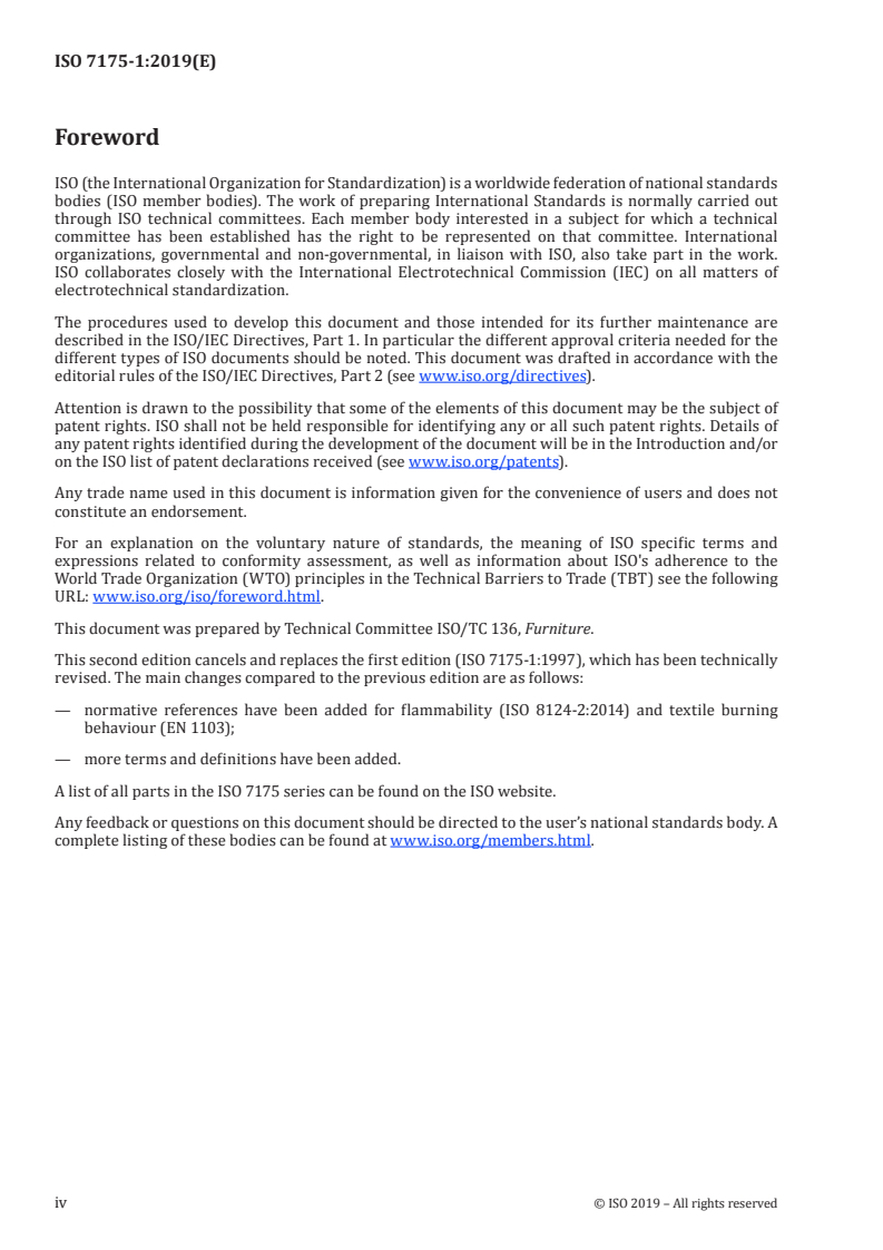 ISO 7175-1:2019 ISO 7175-1:2019 - Furniture — Children's cots and folding cots for domestic use — Part 1: Safety requirements/18/2019 - Page 4 preview