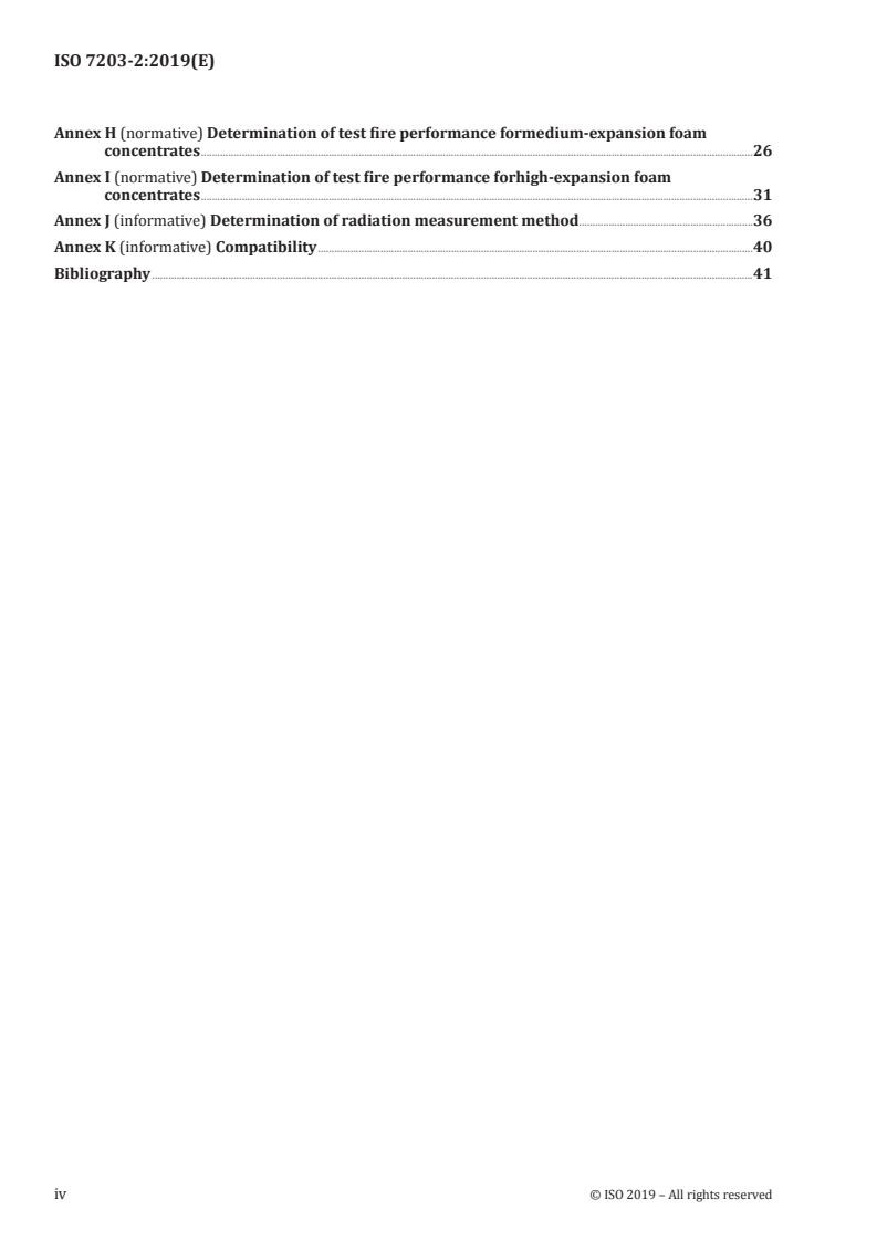 ISO 7203-2:2019 ISO 7203-2:2019 - Fire extinguishing media — Foam concentrates — Part 2: Specification for medium- and high-expansion foam concentrates for top application to water-immiscible liquids/1/2019 - Page 4 preview