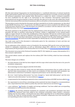 ISO 7206-12:2025 ISO 7206-12:2025 - Implants for surgery — Partial and total hip joint prostheses — Part 12: Deformation test method for press-fit acetabular components
Released:21. 11. 2025 - Page 4 preview