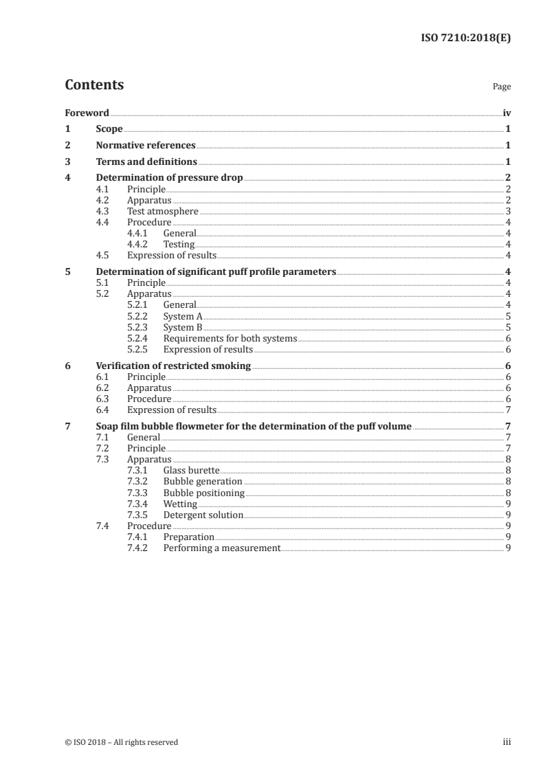SIST ISO 7210:2020 ISO 7210:2018 - Routine analytical cigarette-smoking machine — Additional test methods for machine verification/5/2018 - Page 3 preview