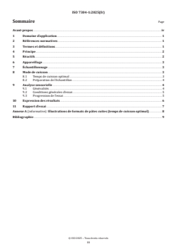 ISO 7304-1:2025 ISO 7304-1:2025 - Semoule de blé dur et pâtes alimentaires — Appréciation de la qualité de cuisson par analyse sensorielle — Partie 1: Méthode de référence
Released:10. 11. 2025 - Page 3 preview