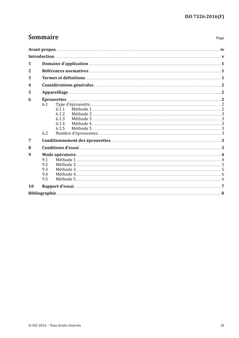 ISO 7326:2016 ISO 7326:2016 - Tuyaux en caoutchouc et en plastique — Évaluation de la résistance à l'ozone dans des conditions statiques/7/2016 - Page 3 preview