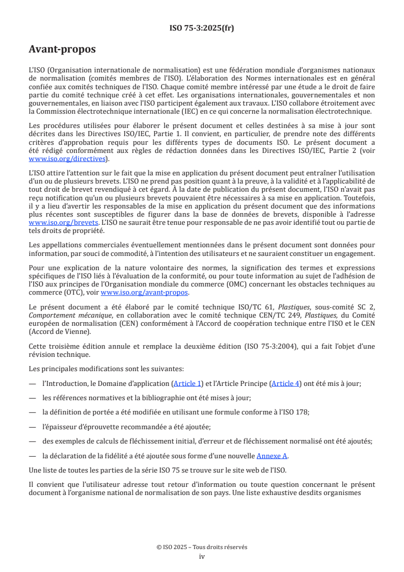 ISO 75-3:2025 ISO 75-3:2025 - Plastiques — Détermination de la température de fléchissement sous charge — Partie 3: Stratifiés thermodurcissables à haute résistance et plastiques renforcés de fibres longues
Released:25. 07. 2025 - Page 4 preview