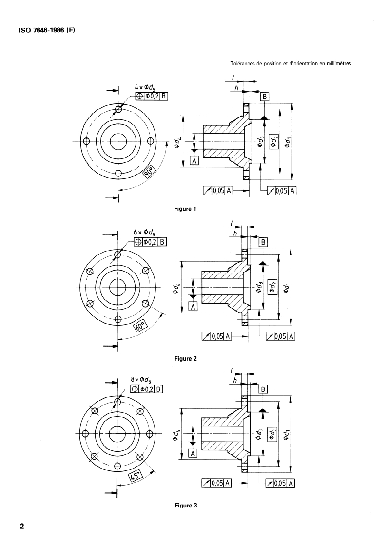 ISO 7646:1986 ISO 7646:1986 - Véhicules utilitaires et autobus — Brides de boîtes de vitesses — Type A/28/1986 - Page 4 preview