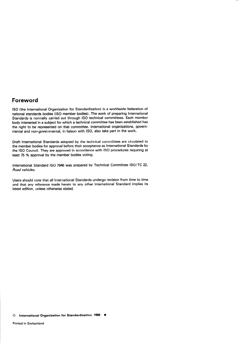 ISO 7646:1986 ISO 7646:1986 - Commercial vehicles and buses — Gearbox flanges — Type A/28/1986 - Page 2 preview