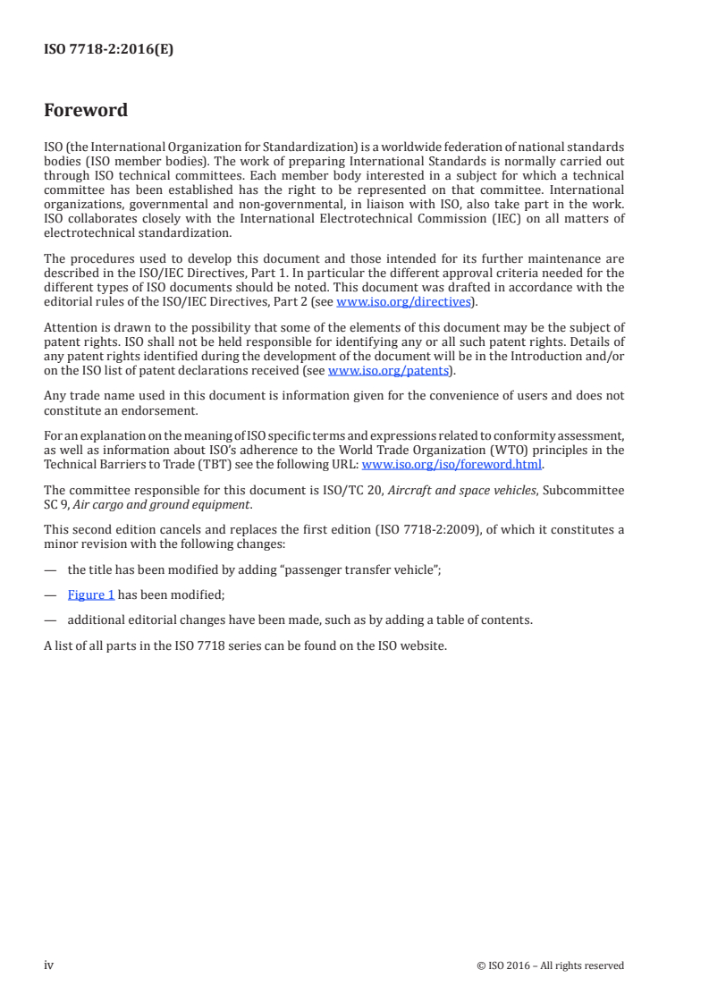 ISO 7718-2:2016 ISO 7718-2:2016 - Aircraft — Passenger doors interface requirements for connection of passenger boarding bridge or passenger transfer vehicle — Part 2: Upper deck doors/12/2016 - Page 4 preview