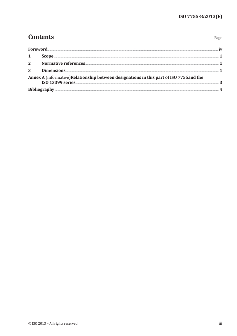 ISO 7755-8:2013 ISO 7755-8:2013 - Hardmetal burrs — Part 8: Flame burrs (style H)/8/2013 - Page 3 preview