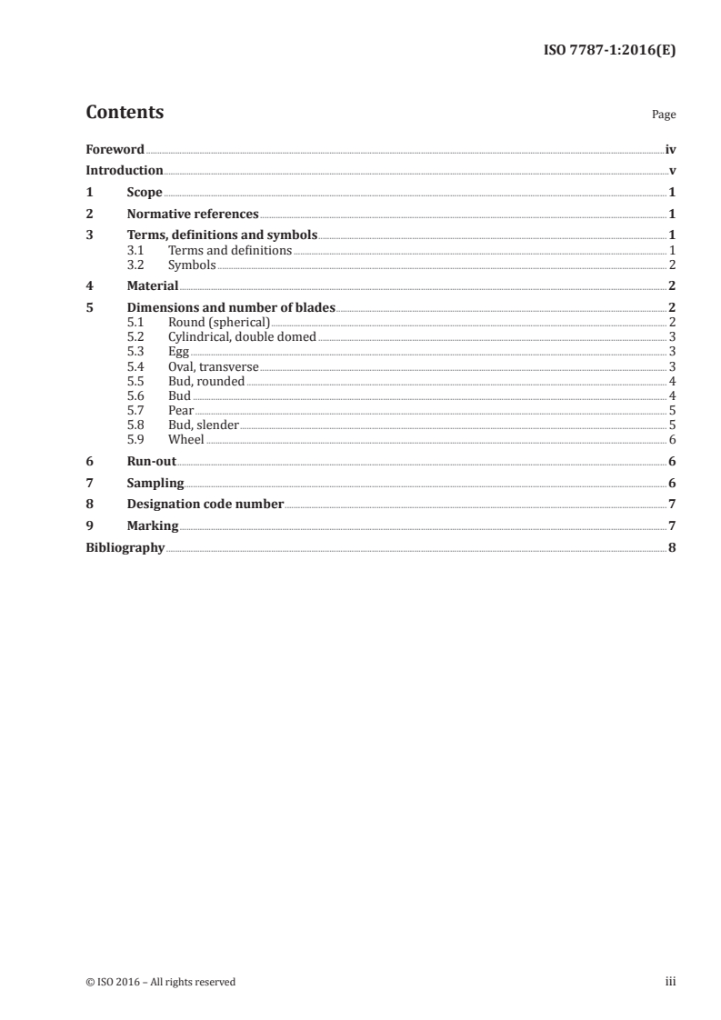 ISO 7787-1:2016 ISO 7787-1:2016 - Dentistry — Laboratory cutters — Part 1: Steel laboratory cutters/29/2016 - Page 3 preview
