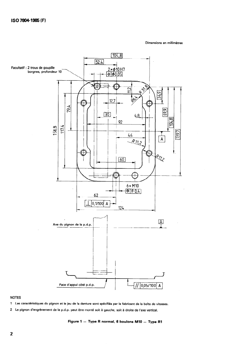 ISO 7804:1985 ISO 7804:1985 - Véhicules routiers utilitaires — Fenêtre latérale pour prise de puissance sur camion/31/1985 - Page 4 preview