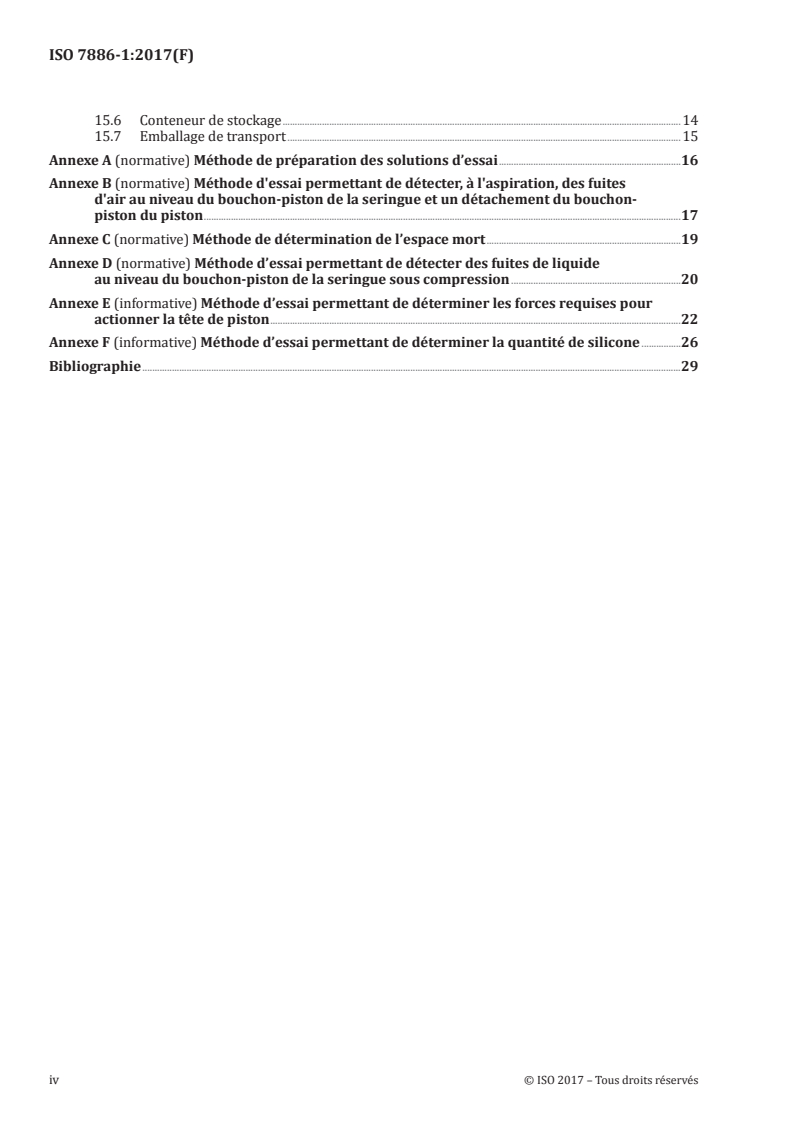 ISO 7886-1:2017 ISO 7886-1:2017 - Seringues hypodermiques stériles, non réutilisables — Partie 1: Seringues pour utilisation manuelle/22/2019 - Page 4 preview