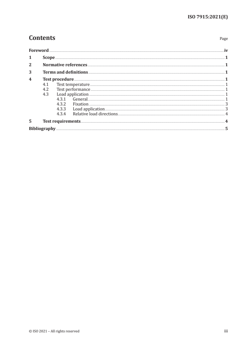 ISO 7915:2021 ISO 7915:2021 - Forestry machinery — Portable chain-saws — Determination of handle strength/4/2021 - Page 3 preview
